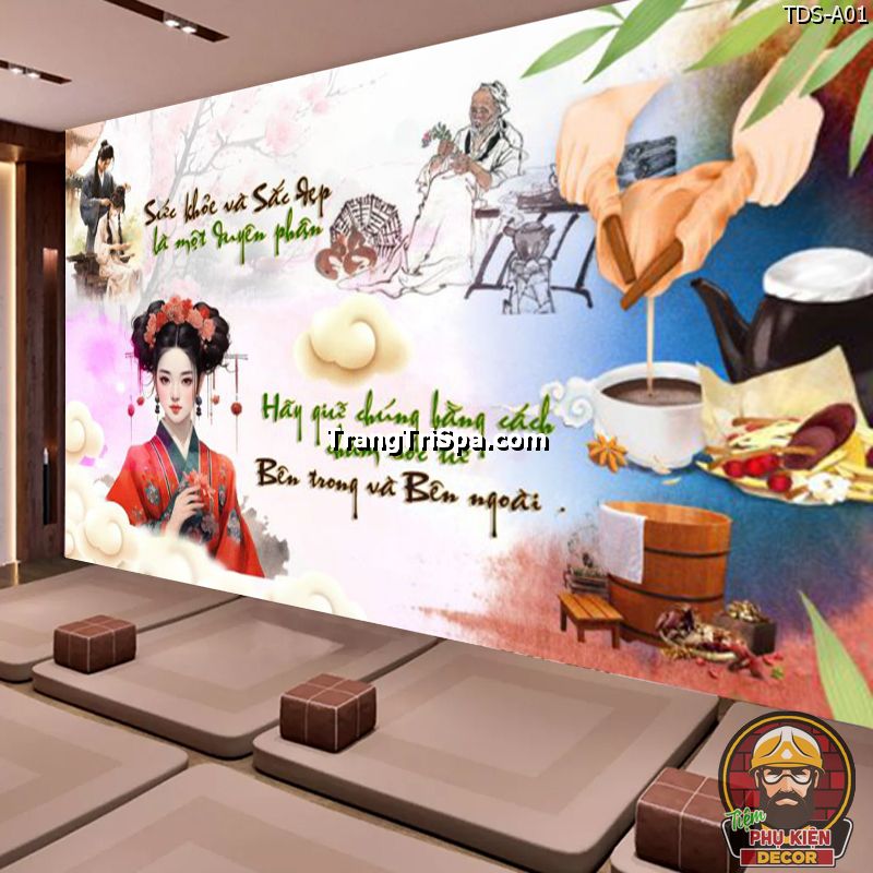 Các mẫu tranh thảo dược đông y giúp phòng Spa dưỡng sinh thêm nổi bật Các mẫu tranh thảo dược đông y giúp phòng Spa dưỡng sinh thêm nổi bật