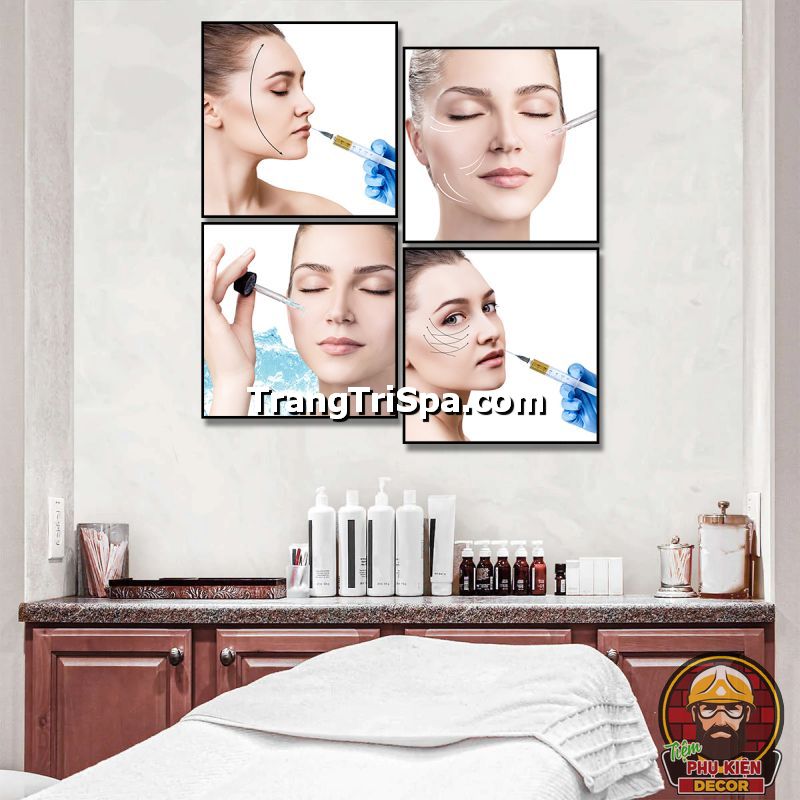 Mẫu tranh tiệm chăm sóc da treo tường mang đến không gian hiệu quả thẩm mỹ cao Mẫu tranh tiệm chăm sóc da treo tường mang đến không gian hiệu quả thẩm mỹ cao