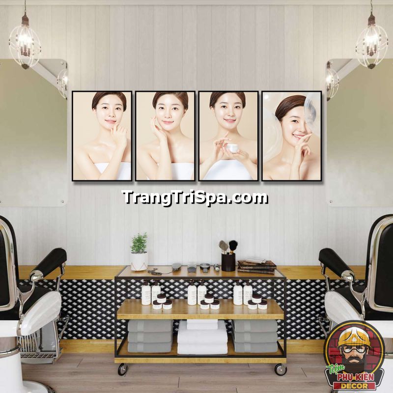 Mẫu tranh tiệm chăm sóc da treo tường mang đến không gian hiệu quả thẩm mỹ cao Mẫu tranh tiệm chăm sóc da treo tường mang đến không gian hiệu quả thẩm mỹ cao