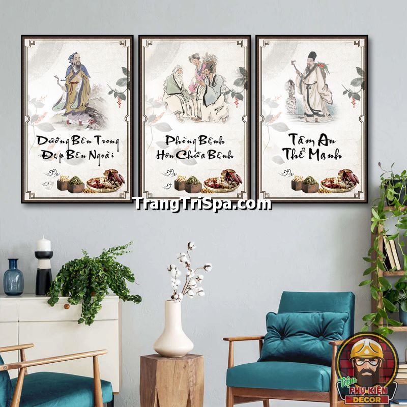 Sử dụng tranh tiệm spa đông y treo tường đẹp được ưa chuộng nhất hiện nay Sử dụng tranh tiệm spa đông y treo tường đẹp được ưa chuộng nhất hiện nay