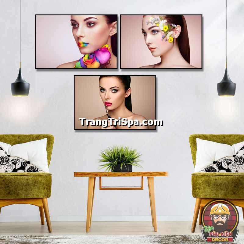 Tranh tiệm trang điểm treo tường tạo ấn tượng sâu sắc, giúp chủ tiệm lấy lòng khách hàng Tranh tiệm trang điểm treo tường tạo ấn tượng sâu sắc, giúp chủ tiệm lấy lòng khách hàng