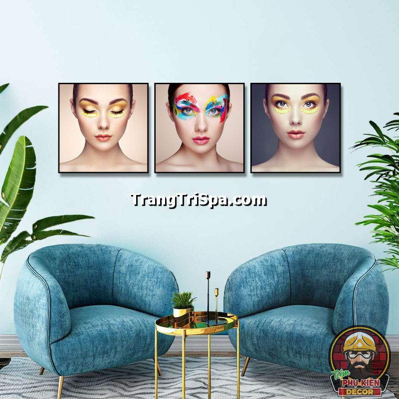 Xu hướng tranh trang trí phòng makeup sang trọng, đầy sự tỉ mỉ Xu hướng tranh trang trí phòng makeup sang trọng, đầy sự tỉ mỉ