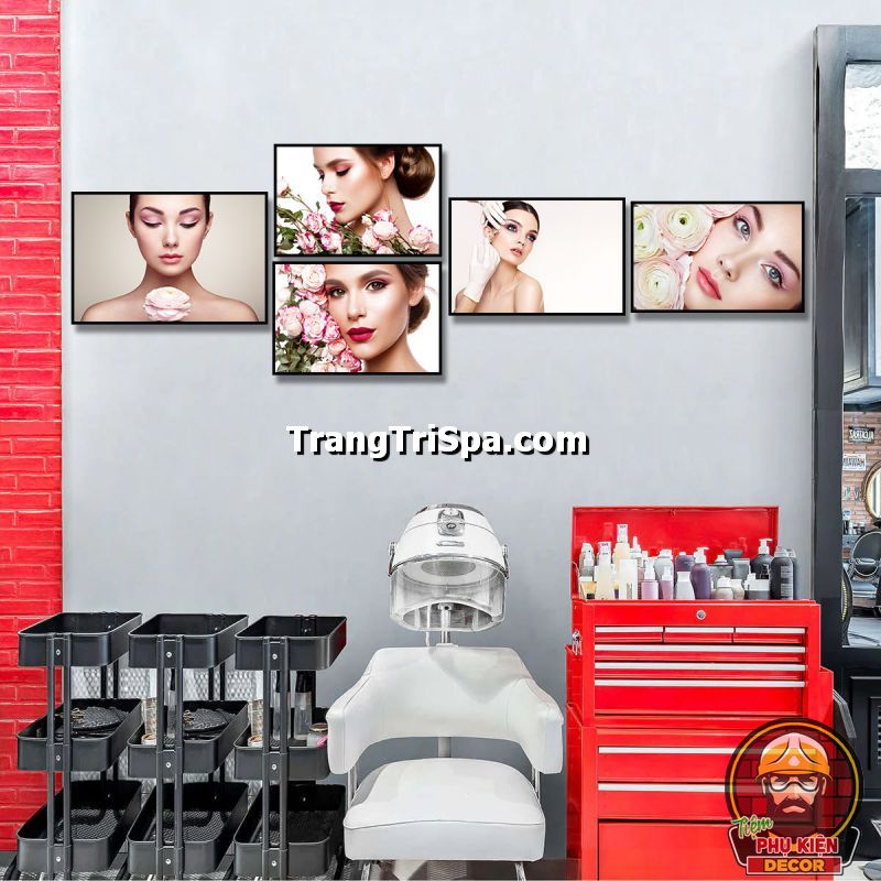 Mẫu tranh trang trí tiệm makeup phong cách tối giản nhưng đầy sự tinh tế Mẫu tranh trang trí tiệm makeup phong cách tối giản nhưng đầy sự tinh tế