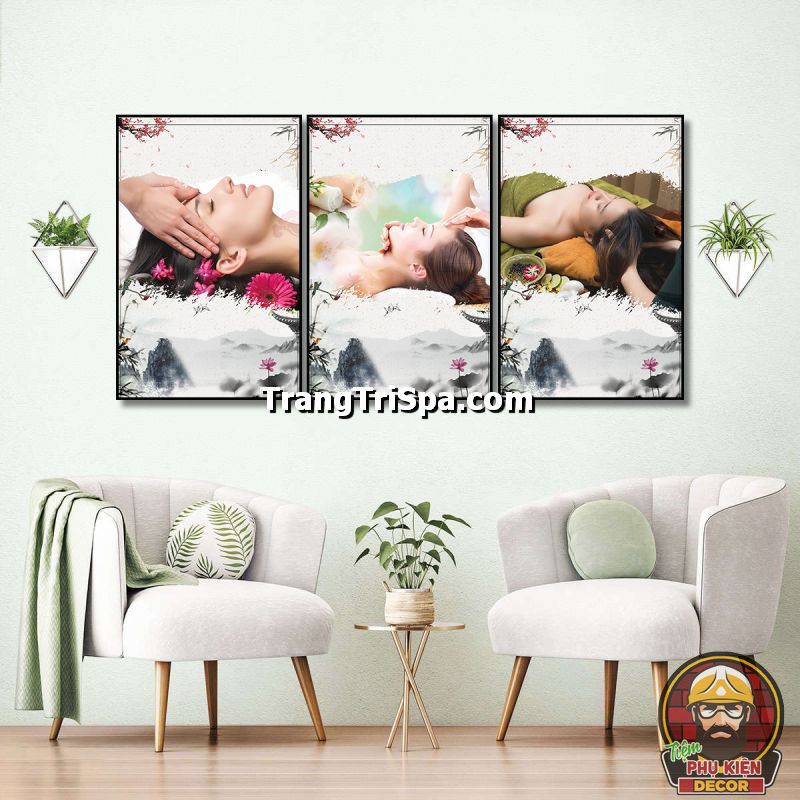 Xây dựng tranh treo tiệm gội đầu dưỡng sinh theo phong cách mộc mạc, giản dị mang lại sự gần gũi cho khách hàng Xây dựng tranh treo tiệm gội đầu dưỡng sinh theo phong cách mộc mạc, giản dị mang lại sự gần gũi cho khách hàng