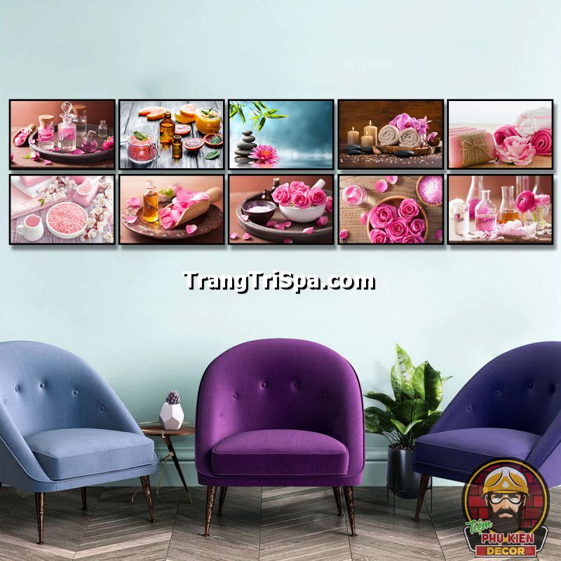 Tổng hợp các mẫu tranh treo tiệm spa mang phong cách đương đại, tối giản Tổng hợp các mẫu tranh treo tiệm spa mang phong cách đương đại, tối giản
