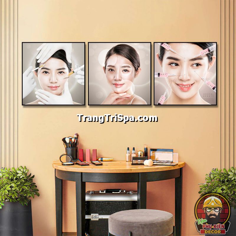 Hình ảnh tranh treo trang trí thẩm mỹ viện độc đáo có tác động lớn đến không gian và tâm lý khách hàng Hình ảnh tranh treo trang trí thẩm mỹ viện độc đáo có tác động lớn đến không gian và tâm lý khách hàng