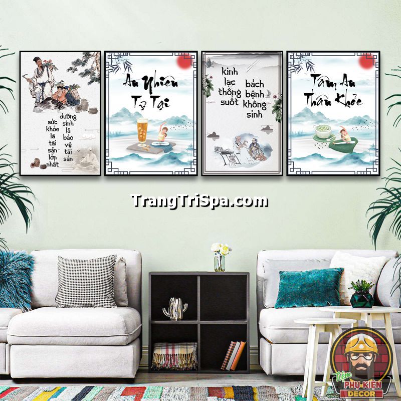 Mẫu tranh treo tường trang trí y học Trung Hoa toát lên vẻ đẹp tinh tế, nhẹ nhàng Mẫu tranh treo tường trang trí y học Trung Hoa toát lên vẻ đẹp tinh tế, nhẹ nhàng