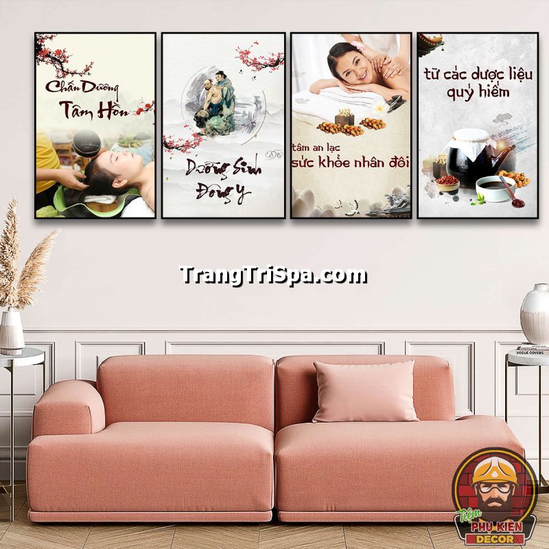 Chủ đề tranh treo tường spa đông y, gội đầu thảo dược hiện đại, đẳng cấp Chủ đề tranh treo tường spa đông y, gội đầu thảo dược hiện đại, đẳng cấp
