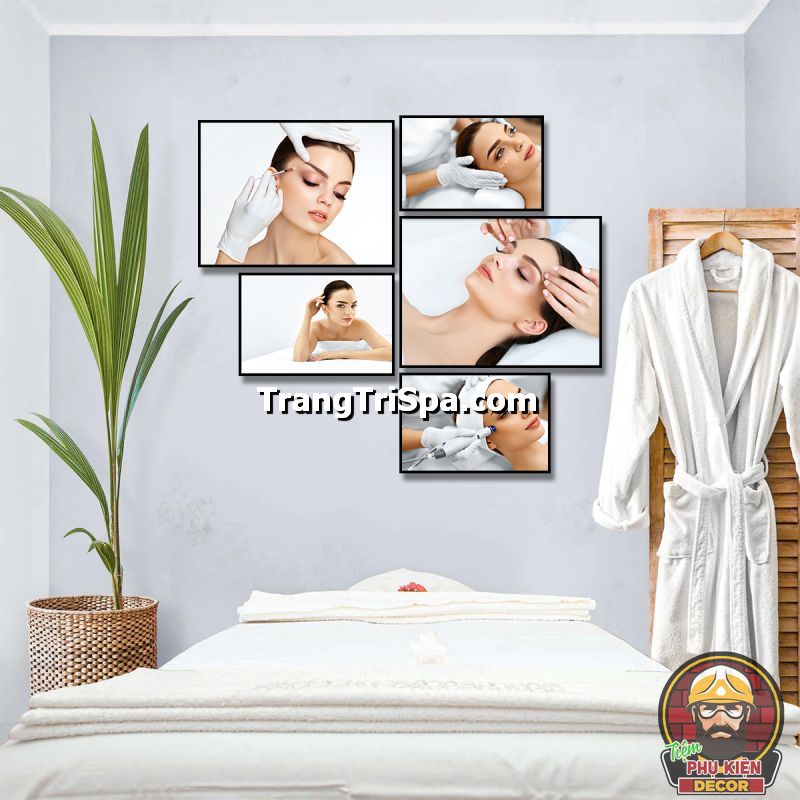 Tranh treo tường thẩm mỹ viện phong cách thiên nhiên mang lại cảm giác vừa gần gũi vừa mang lại phong thủy Tranh treo tường thẩm mỹ viện phong cách thiên nhiên mang lại cảm giác vừa gần gũi vừa mang lại phong thủy