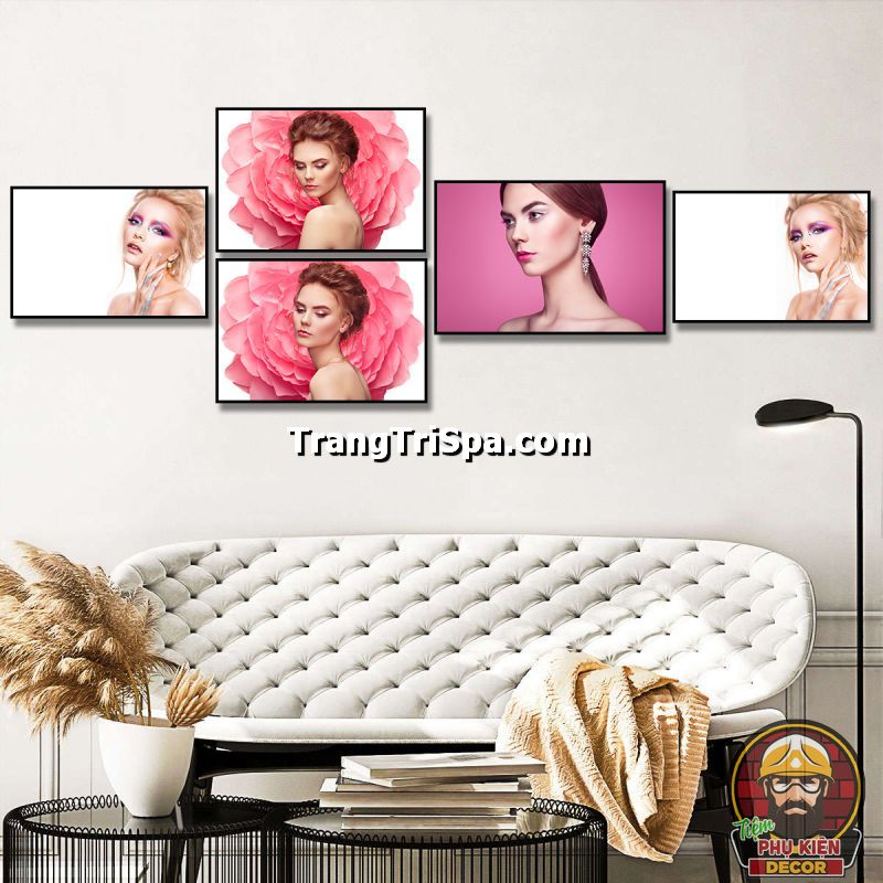 Mẫu tranh treo tường tiệm makeup đẹp tạo không gian mới lạ, sang trọng Mẫu tranh treo tường tiệm makeup đẹp tạo không gian mới lạ, sang trọng