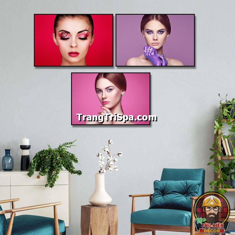 Sử dụng tranh treo tường tiệm trang điểm được ưa chuộng nhất hiện nay Sử dụng tranh treo tường tiệm trang điểm được ưa chuộng nhất hiện nay