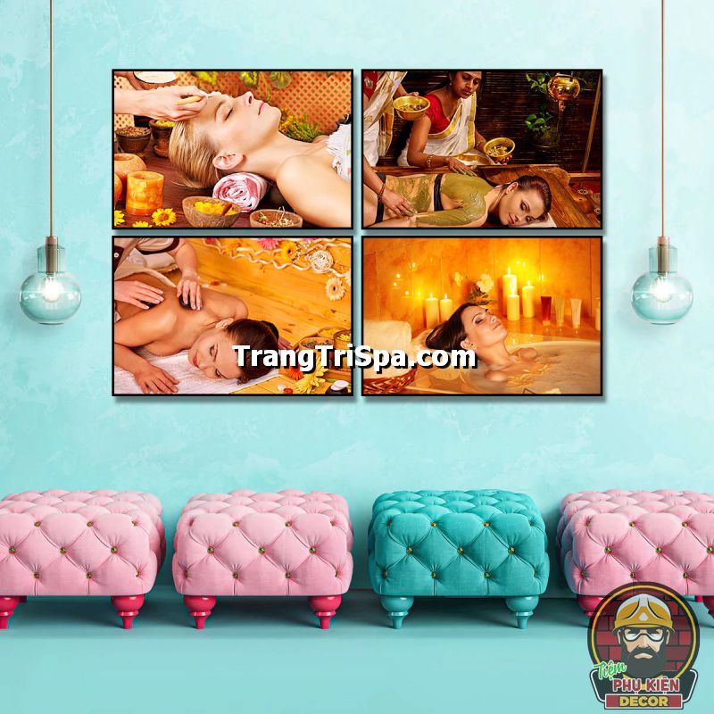 Tranh treo tường trang trí phòng massage tinh dầu tạo cảm giác thư giãn, thoải mái  Tranh treo tường trang trí phòng massage tinh dầu tạo cảm giác thư giãn, thoải mái