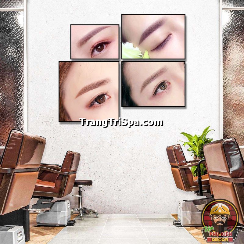 Hình ảnh tranh treo tường trang trí tiệm nối mi long lanh tạo ra vẻ đẹp rung động Hình ảnh tranh treo tường trang trí tiệm nối mi long lanh tạo ra vẻ đẹp rung động