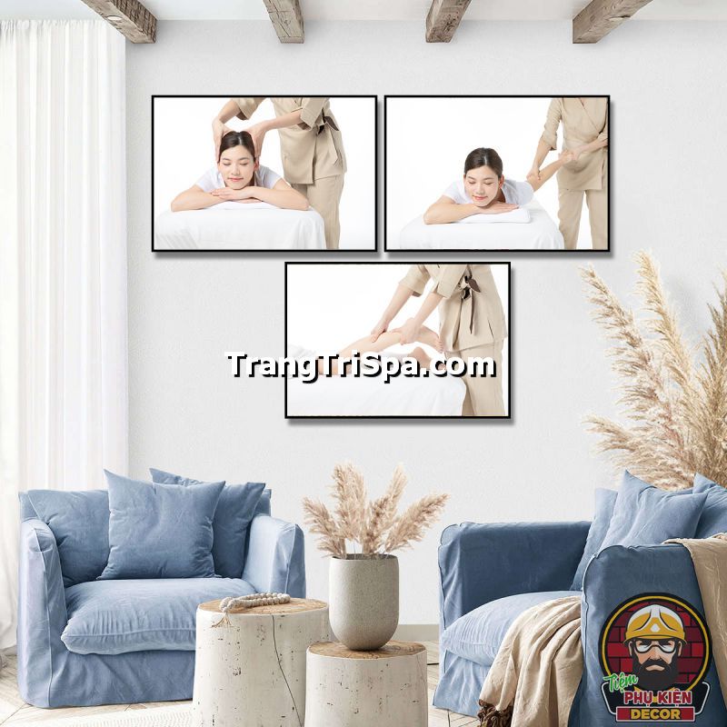 Mẫu tranh treo tường trang trí tiệm spa với màu sắc tươi mới mang đến tinh thần khách hàng thêm phần thư thái  Mẫu tranh treo tường trang trí tiệm spa với màu sắc tươi mới mang đến tinh thần khách hàng thêm phần thư thái