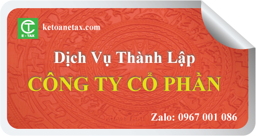 Dịch vụ thành lập công ty cổ phần