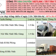 CHÀNH XE, GHÉP XE NGÀY 2-10-2020