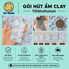 Túi hút ẩm thực phẩm Clay Desiccant  bảo quản hạt điều, nông sản khô, đồ ăn vặt
