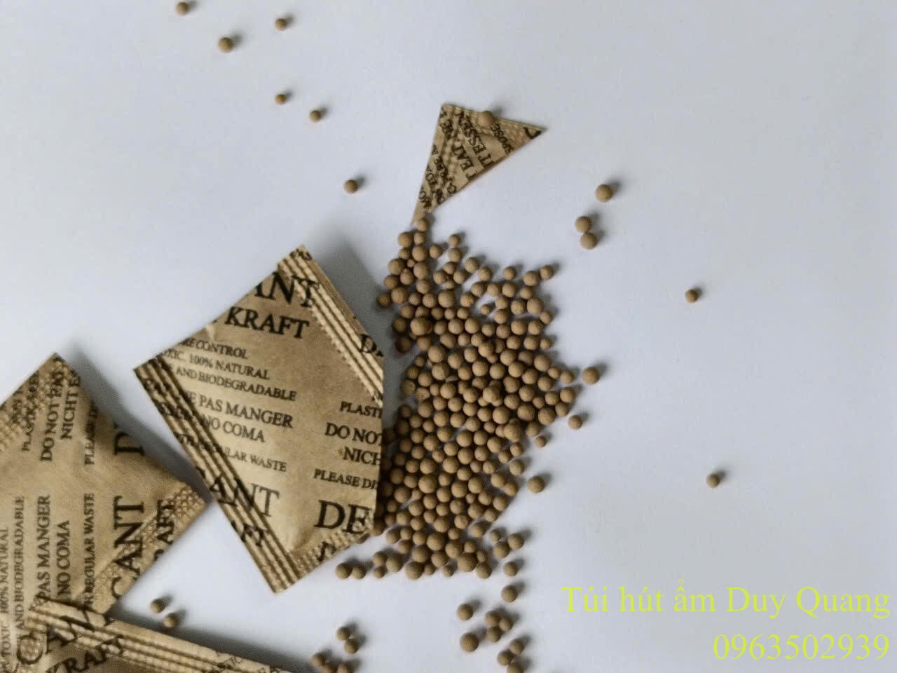 Túi hút ẩm Clay Desiccant Kraft 2gr