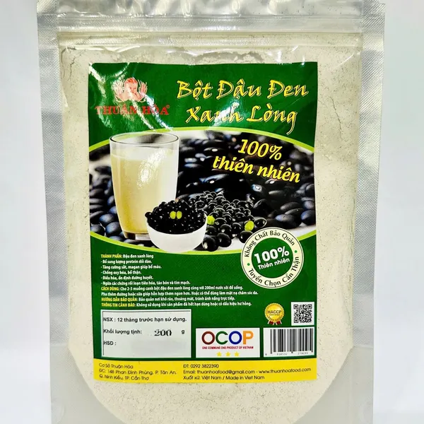 Bột đậu đen xanh lòng