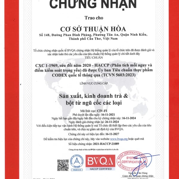 Trà gạo lứt đậu đỏ Thuận Hòa 300g
