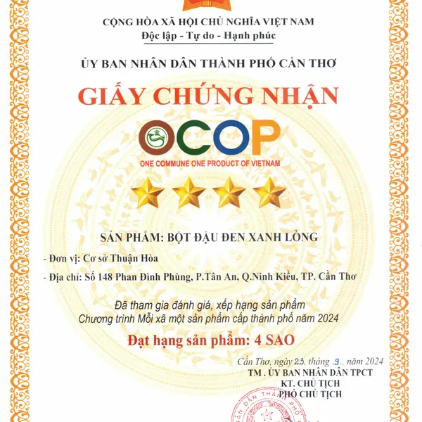 Bột đậu đen xanh lòng