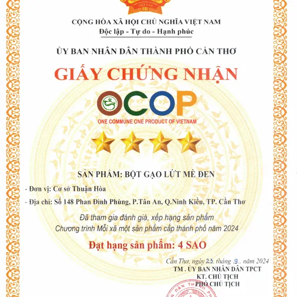 Bột gạo lứt mè đen