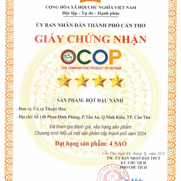 Bột đậu nành thuận hòa