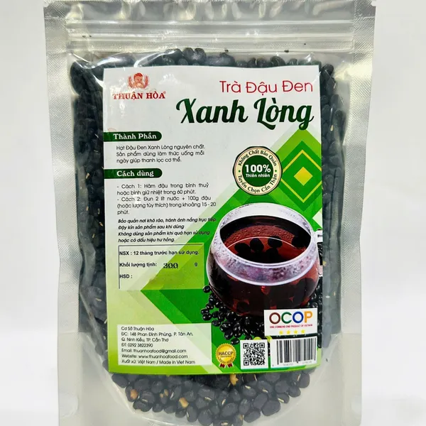 Trà đậu đen xanh lòng