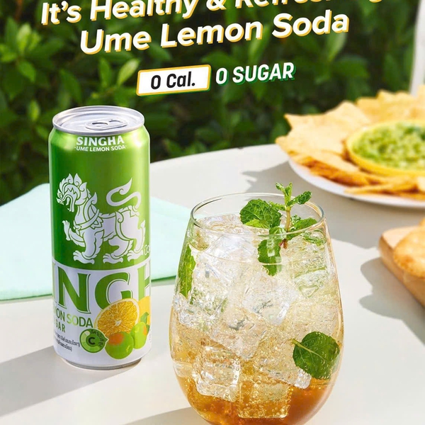 Soda SINGHA Chanh UME Mơ Nhật Bản