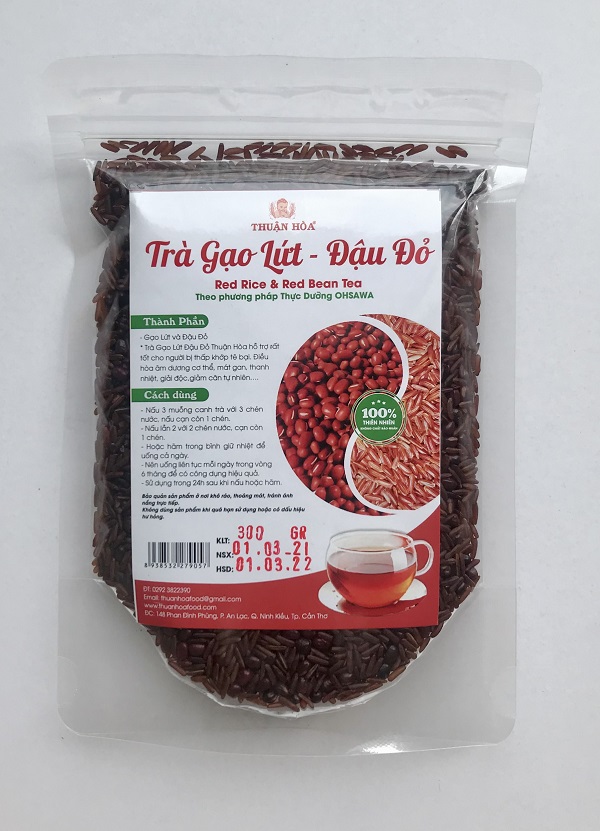 Trà gạo lứt đậu đỏ Thuận Hòa 300g