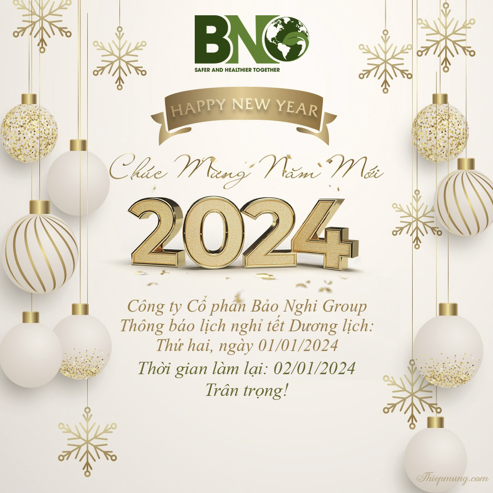 THÔNG BÁO NGHỈ TẾT DƯƠNG LỊCH 2024