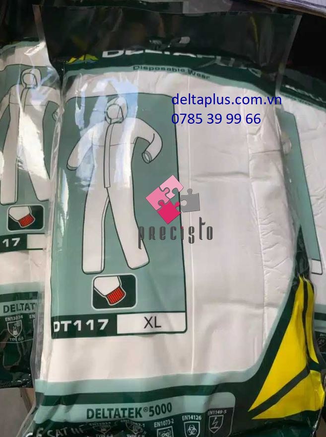 QUẦN ÁO PHÒNG DỊCH CHỐNG HÓA CHẤT LEVEL 4 DELTA PLUS - DT117