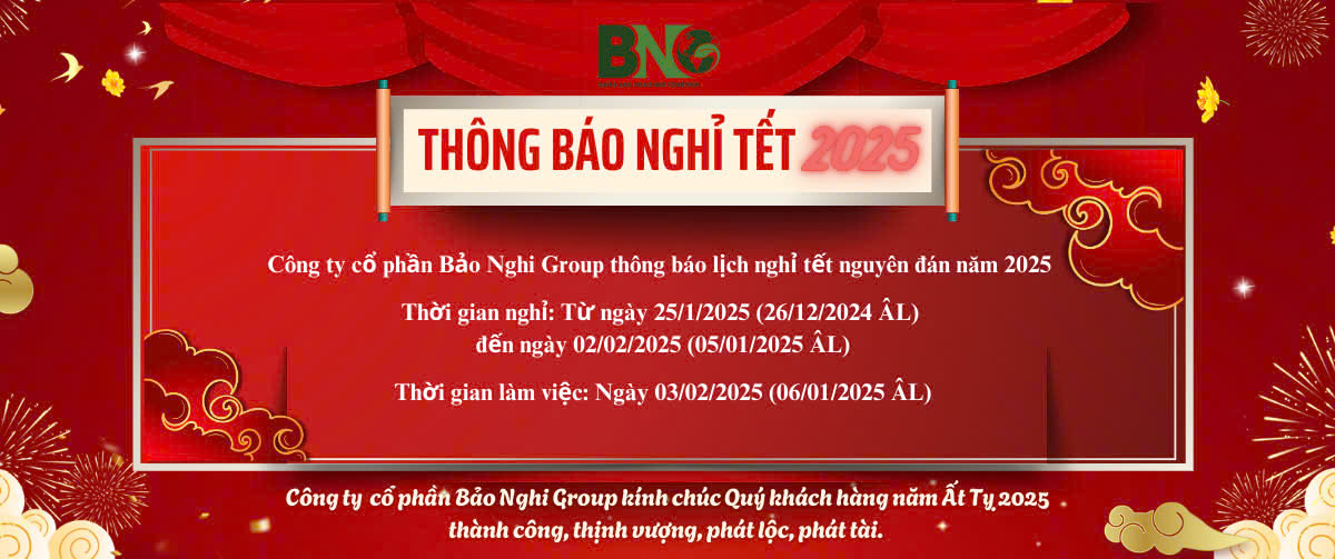 THÔNG BÁO LỊCH NGHỈ TẾT NGUYÊN ĐÁN ẤT TỴ NĂM 2025