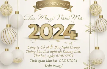 THÔNG BÁO NGHỈ TẾT DƯƠNG LỊCH 2024