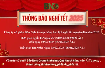 THÔNG BÁO LỊCH NGHỈ TẾT NGUYÊN ĐÁN ẤT TỴ NĂM 2025