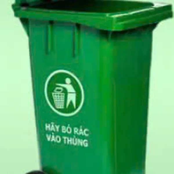 THÙNG RÁC 120L MÀU XANH