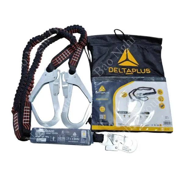 DÂY ĐAI CHỐNG SỐC 2 MÓC THÉP AN245200ADD DELTAPLUS