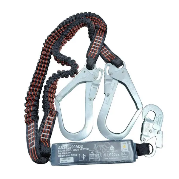DÂY ĐAI CHỐNG SỐC 2 MÓC THÉP AN245200ADD DELTAPLUS