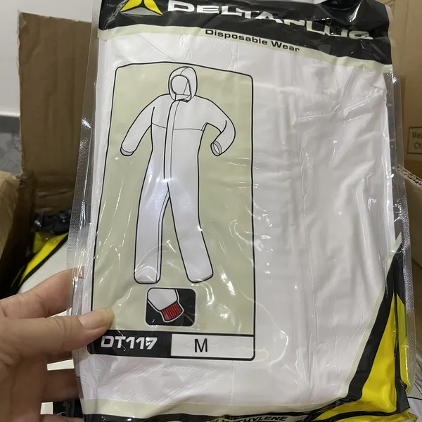 QUẦN ÁO PHÒNG DỊCH CHỐNG HÓA CHẤT LEVEL 4 DELTA PLUS  - DT117