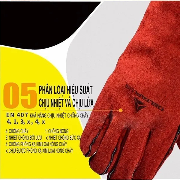 GĂNG TAY HÀN CƠ KHÍ DELTA PLUS CA515R10