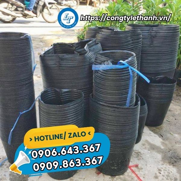 MUA CHẬU NHỰA TRỒNG CÂY TẾT GIÁ SỈ 1 lốc 50 cái