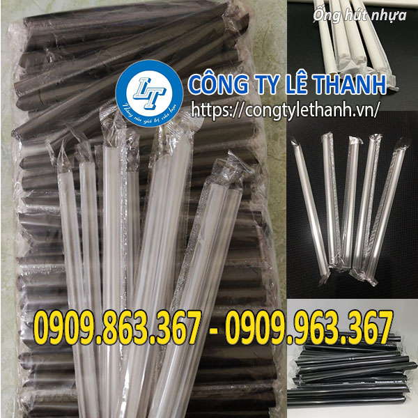 Giá ống hút trà sữa siêu rẻ tiện dụng Ống hút trà sữa có bọc từng ống