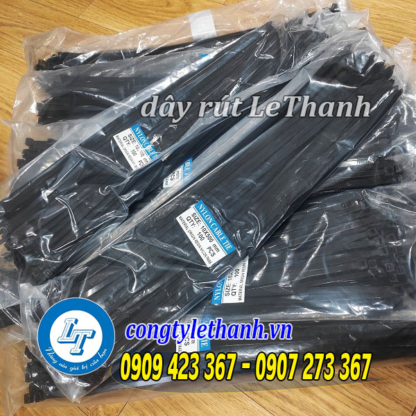 Báo giá dây rút nhựa đen giá sỉ rẻ dây rút nhựa đen