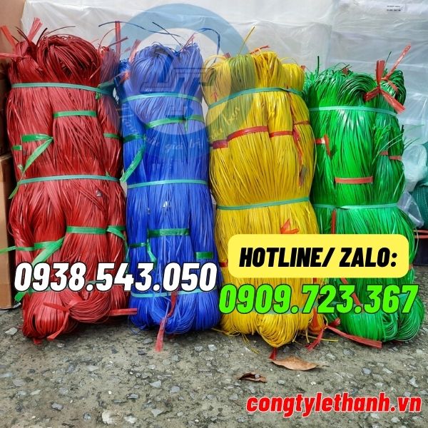 BÁN SỈ BÁN RẺ DÂY NILON KẼM MỀM, KẼM KHÔ THEO BÓ DÂY NILON KẼM NHIỀU MÀU