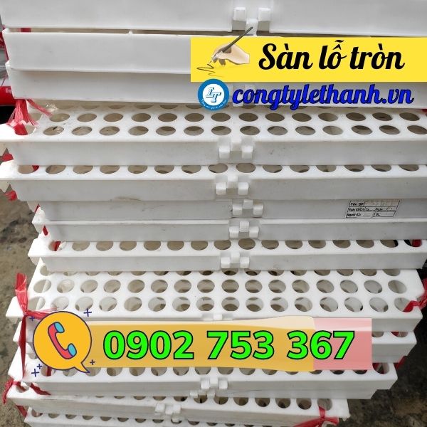 PHÂN PHỐI GIÁ SỈ RẺ SÀN NHỰA NUÔI DÊ, NUÔI VỊT LỖ TRÒN sàn nhựa lỗ tròn