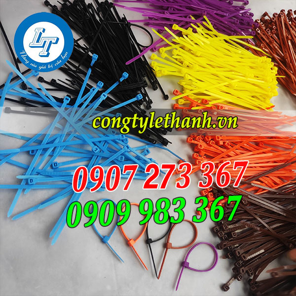 Dây rút nhựa nhiều màu 1 tấc Dây rút nhựa nhiều màu 1 tấc