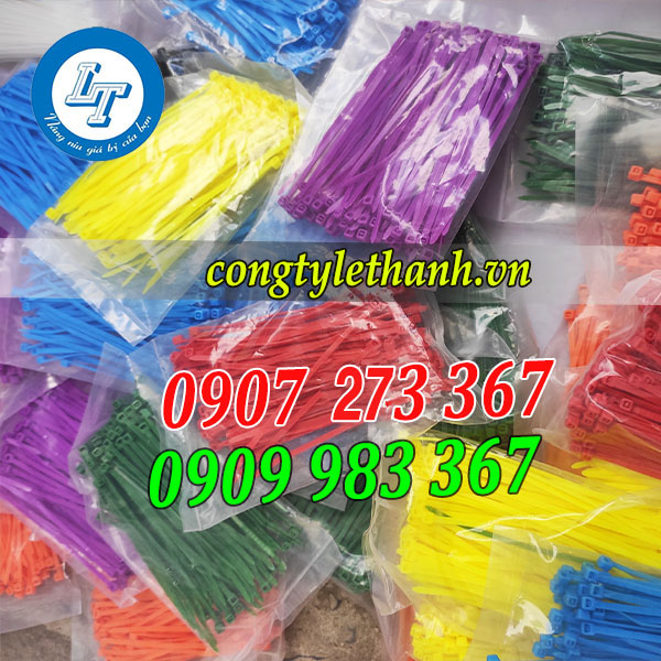 Dây rút nhựa đóng bịch theo từng màu Dây rút nhựa đóng bịch theo từng màu