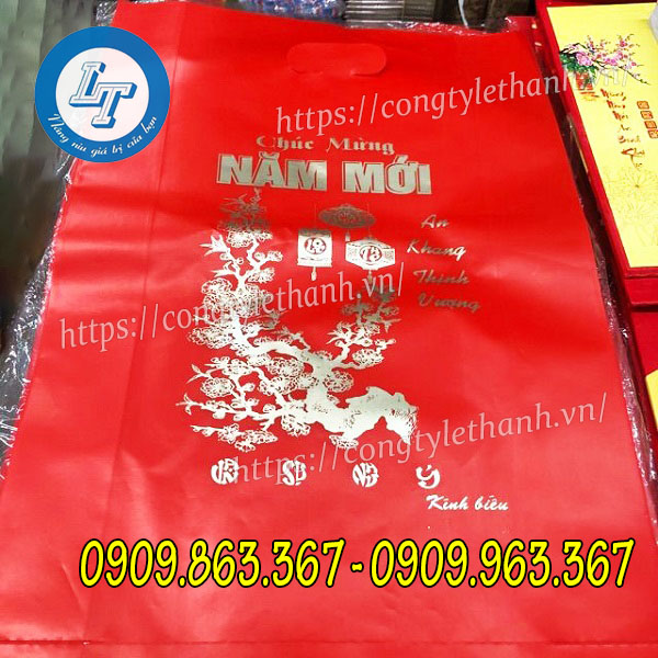 Túi nilon đựng quà Tết giá sỉ Túi hột xoài PE