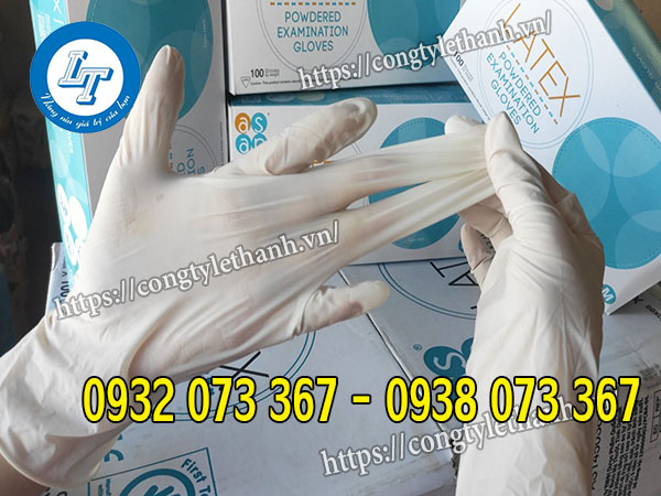 Các loại găng tay y tế sử dụng phổ biến giá tốt Găng tay y tế latex màu trắng