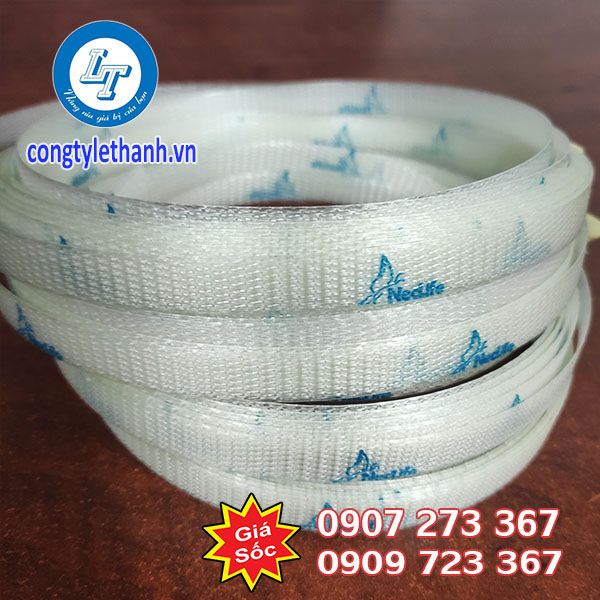 Nhận in logo, tên công ty lên dây đai nhựa đóng thùng Dây đai in logo